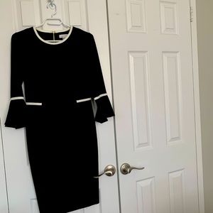 Beautiful size 4 crepe Calvin Klein Dress . Like new . No marks or pulls .